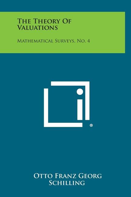 Front cover_The Theory of Valuations