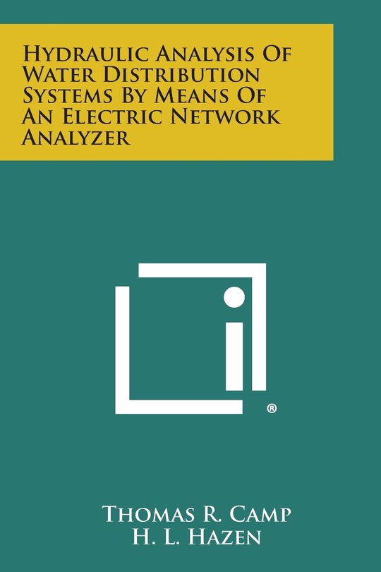 Couverture_Hydraulic Analysis Of Water Distribution Systems By Means Of An Electric Network Analyzer
