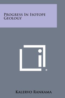 Front cover_Progress In Isotope Geology