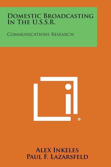 Couverture_Domestic Broadcasting in the U.S.S.R.