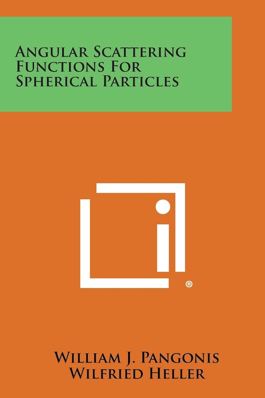 Front cover_Angular Scattering Functions for Spherical Particles