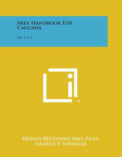 Couverture_Area Handbook for Caucasia