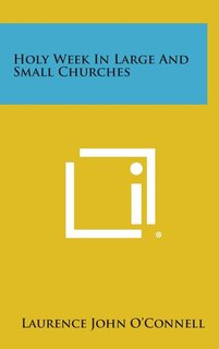 Front cover_Holy Week in Large and Small Churches