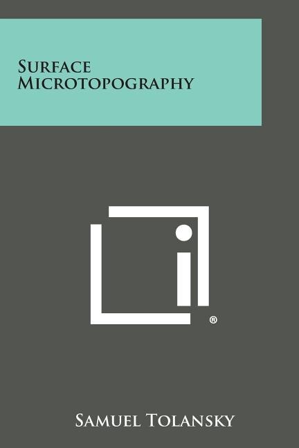 Front cover_Surface Microtopography