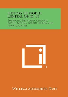 Front cover_History of North Central Ohio, V1