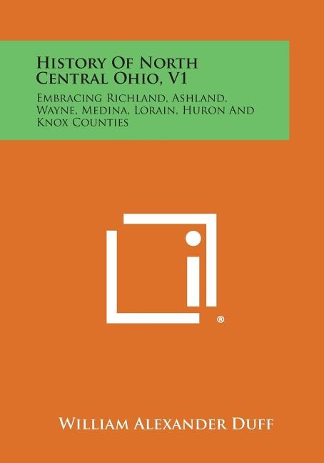 Front cover_History of North Central Ohio, V1