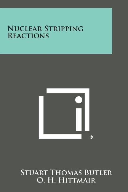 Front cover_Nuclear Stripping Reactions