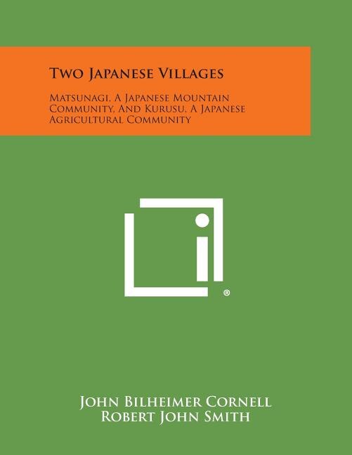 Couverture_Two Japanese Villages