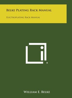 Front cover_Belke Plating Rack Manual