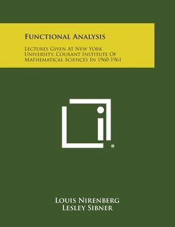 Front cover_Functional Analysis