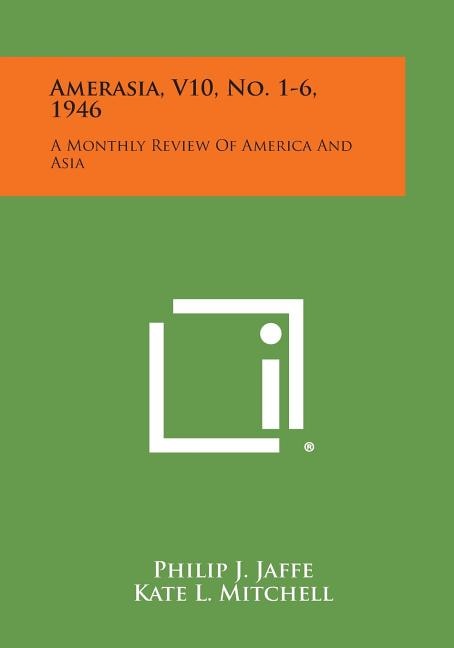 Front cover_Amerasia, V10, No. 1-6, 1946