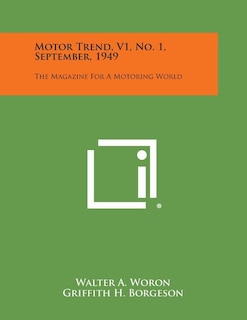 Front cover_Motor Trend, V1, No. 1, September, 1949