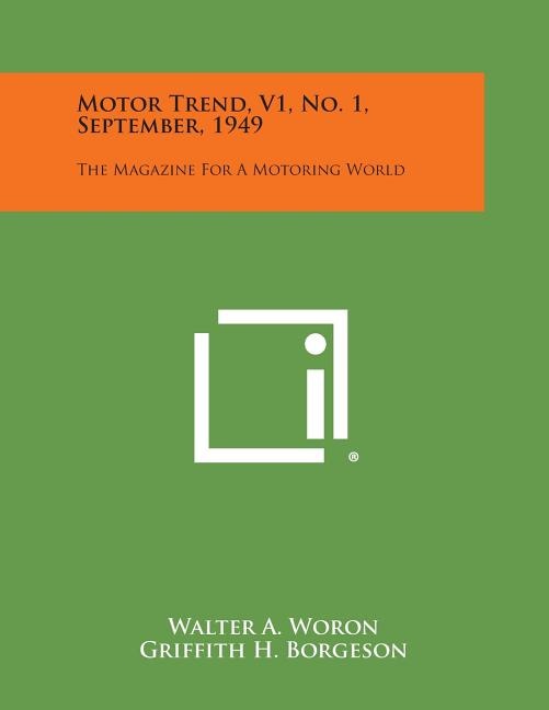 Front cover_Motor Trend, V1, No. 1, September, 1949
