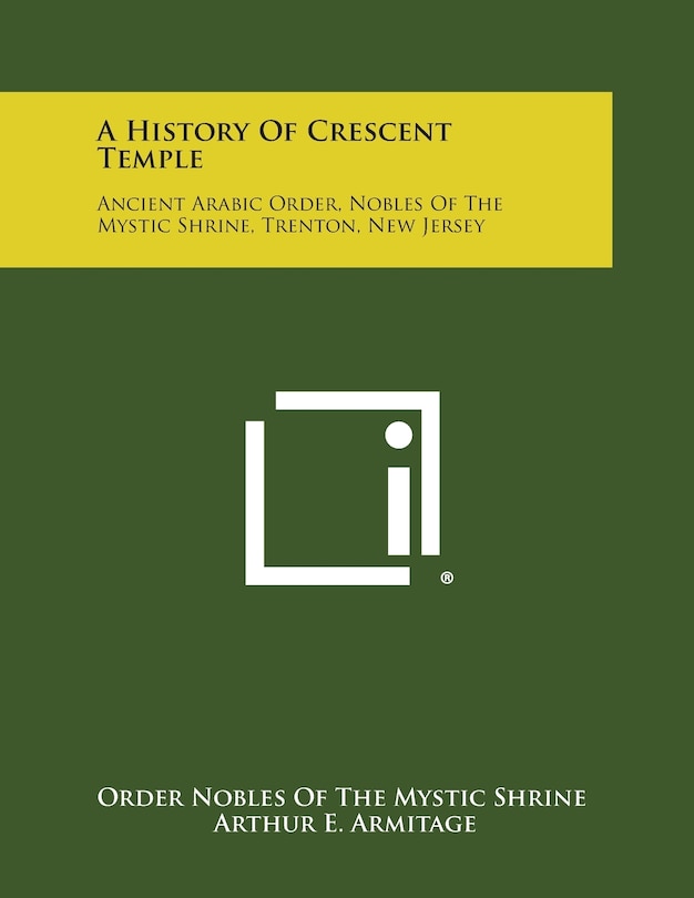 Front cover_A History of Crescent Temple