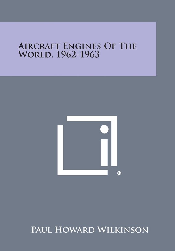 Front cover_Aircraft Engines of the World, 1962-1963