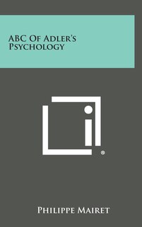 Front cover_ABC of Adler's Psychology