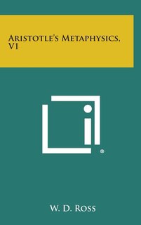 Couverture_Aristotle's Metaphysics, V1