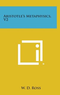 Couverture_Aristotle's Metaphysics, V2