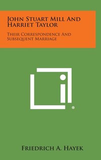 Front cover_John Stuart Mill and Harriet Taylor