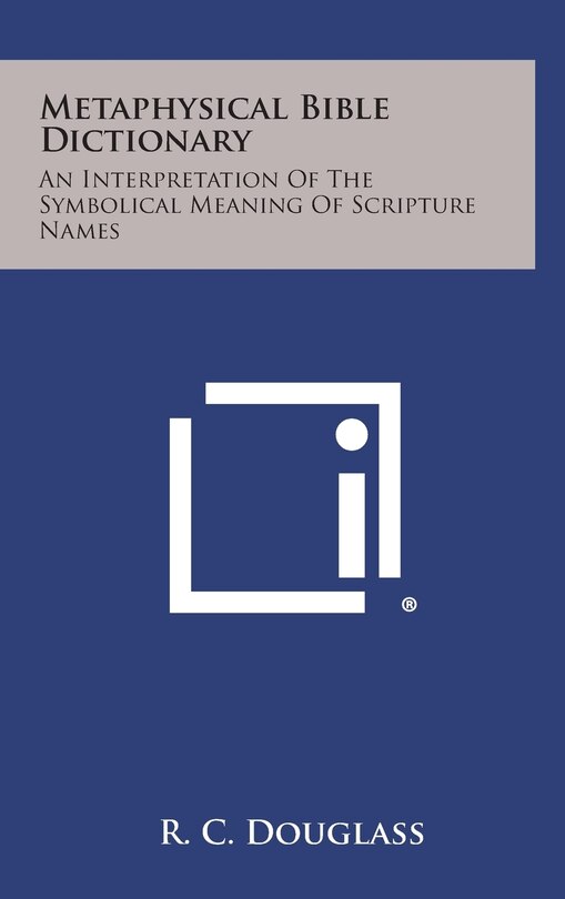 Front cover_Metaphysical Bible Dictionary