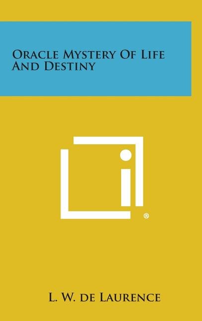 Front cover_Oracle Mystery of Life and Destiny
