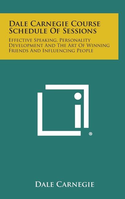 Front cover_Dale Carnegie Course Schedule of Sessions