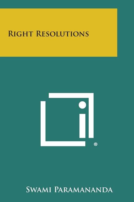 Front cover_Right Resolutions
