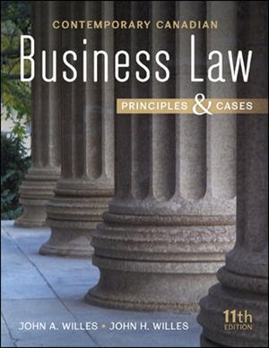 Contemporary Canadian Business Law