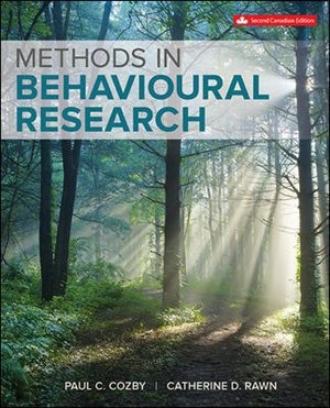 Front cover_Methods in Behavioural Research