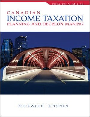 Canadian Income Taxation 2014/2015