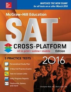 McGraw-Hill Education SAT 2016, Cross-Platform Edition