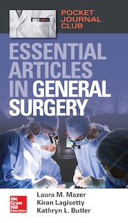 Front cover_Pocket Journal Club: Essential Articles in General Surgery