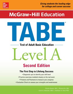 Couverture_McGraw-Hill Education TABE Level A, Second Edition