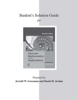 Front cover_Student's Solutions Guide for Discrete Mathematics and Its Applications