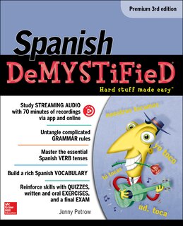 Front cover_Spanish Demystified, Premium 3rd Edition