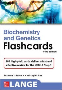 Couverture_Lange Biochemistry and Genetics Flashhcards, Third Edition