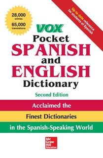 Front cover_Vox Pocket Spanish and English Dictionary, 2nd Edition