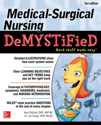 Front cover_Medical-Surgical Nursing Demystified, Third Edition