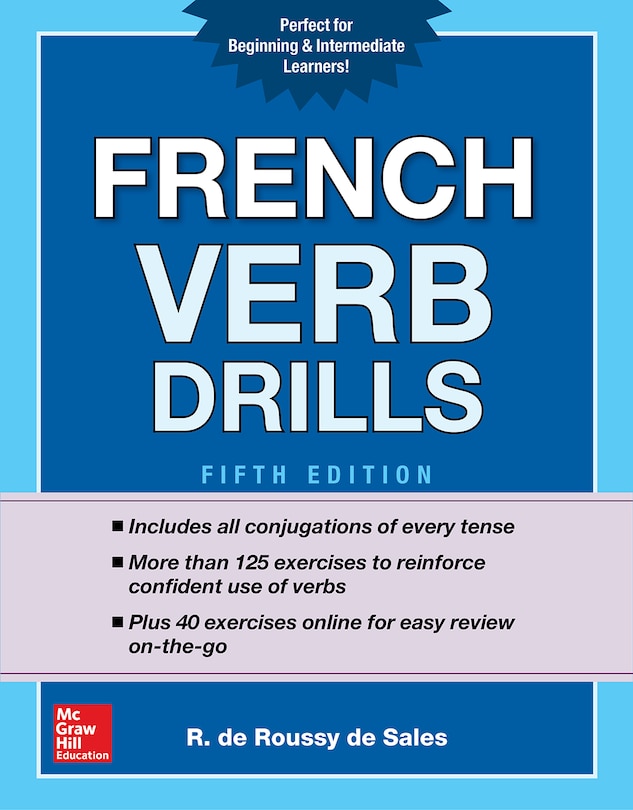 Front cover_French Verb Drills, Fifth Edition