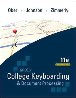 Couverture_GREGG COLLEGE KEYBOARDING & DOCUMENT PROCESSING (GDP11) MICROSOFT WORD 2016 MANUAL KIT 3: 1-120