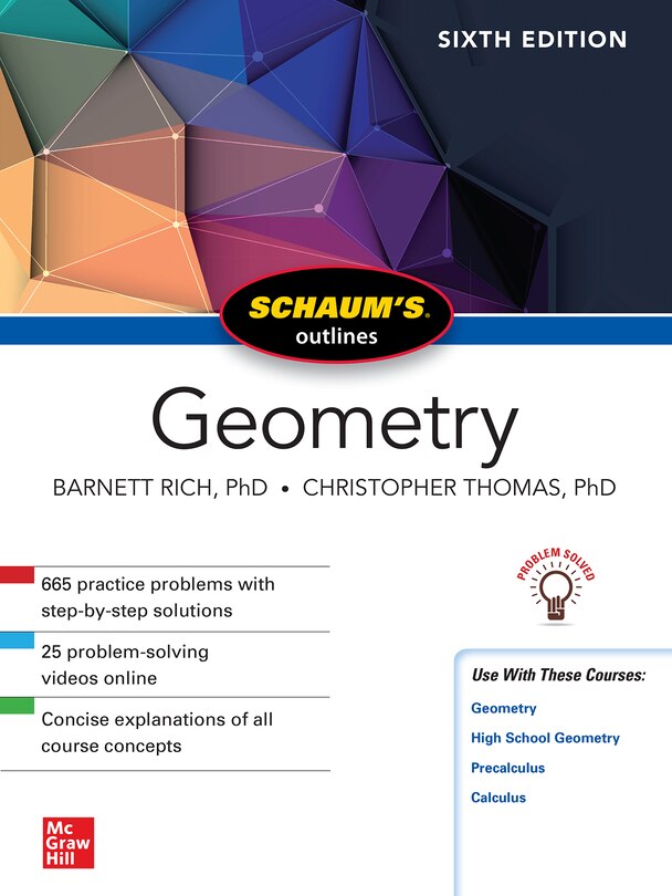 Front cover_Schaum's Outline of Geometry