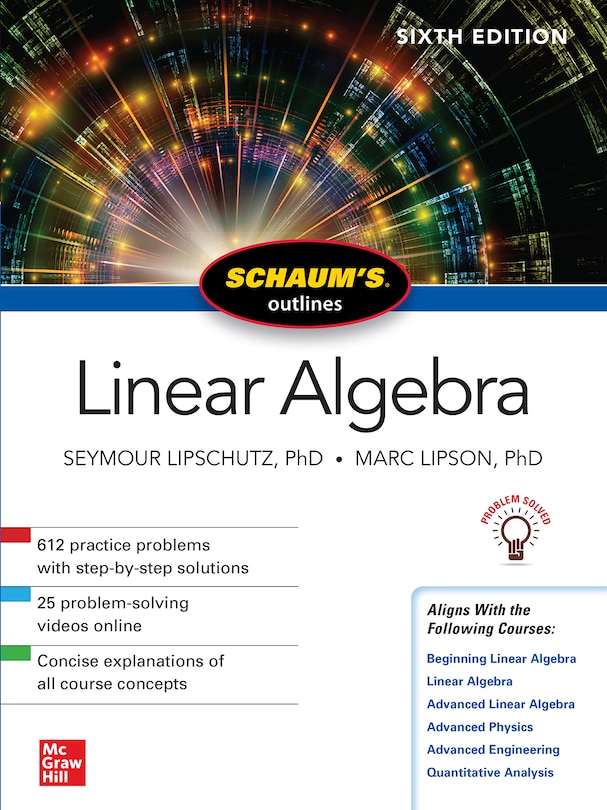 Couverture_Schaum's Outline of Linear Algebra