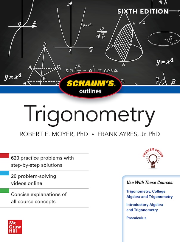 Front cover_Schaum's Outline of Trigonometry, Sixth Edition