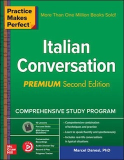 Couverture_Practice Makes Perfect: Italian Conversation, Premium Second Edition