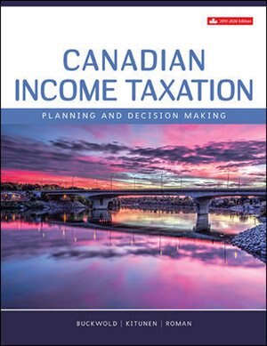 Couverture_Canadian Income Taxation, 2019/2020