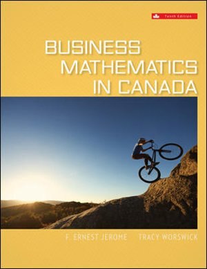 Front cover_Business Mathematics In Canada