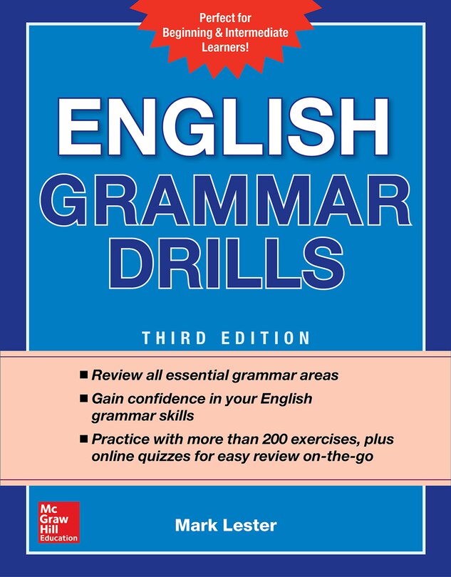 Front cover_English Grammar Drills, Second Edition