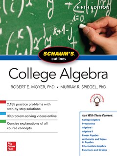 Couverture_Schaum's Outline of College Algebra, Fifth Edition