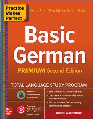 Couverture_Practice Makes Perfect: Basic German, Premium Second Edition