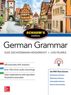 Front cover_Schaum's Outline of German Grammar, Sixth Edition